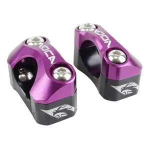 Kausialennus Voca Racing UNIVERSEL HB28 V2 ALU CNC ADAPTATEUR DIAM 28,6mm - VIOLET ENTRAXE FIXATION 32,20 A 34,80mm PAIRE Universal Ohjaustangon kiinnike